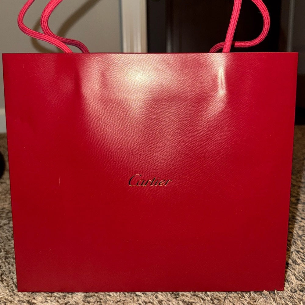 Cartier shopping bag